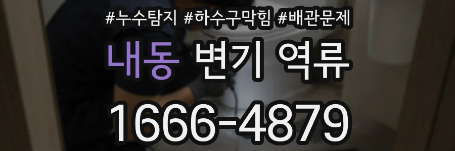 내동 변기 역류