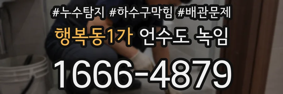 행복동1가 언수도 녹임