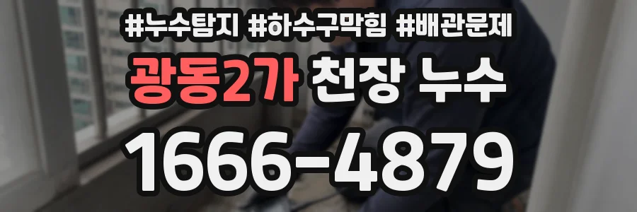 광동2가 천장 누수