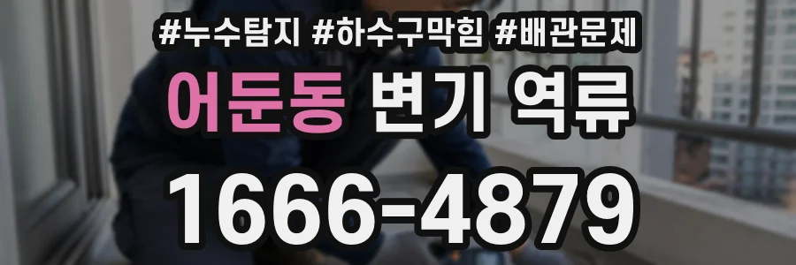 어둔동 변기 역류