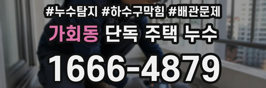 가회동 단독 주택 누수