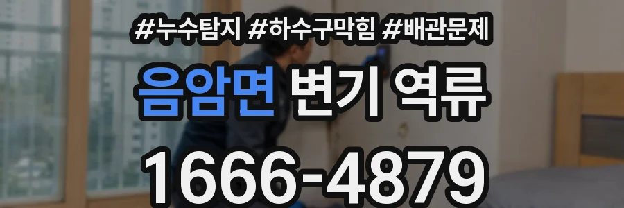 음암면 변기 역류