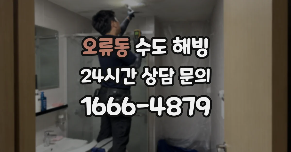 오류동 수도 해빙