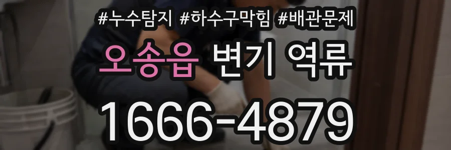 오송읍 변기 역류