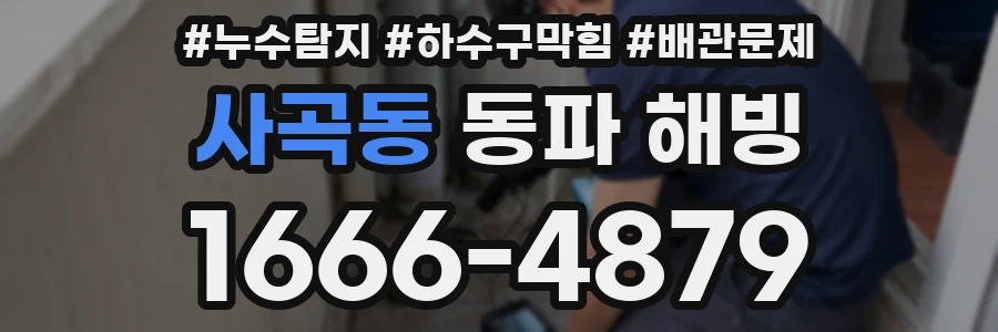 사곡동 동파 해빙