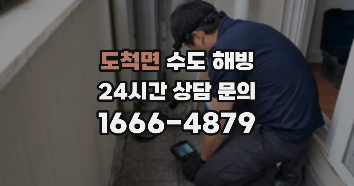 도척면 수도 해빙