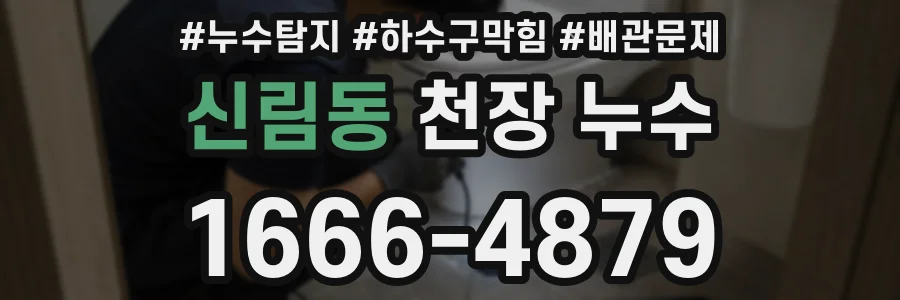 신림동 천장 누수