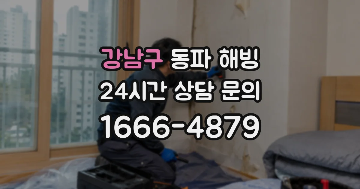 강남구 동파 해빙