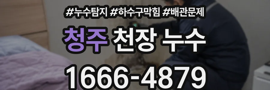 청주 천장 누수