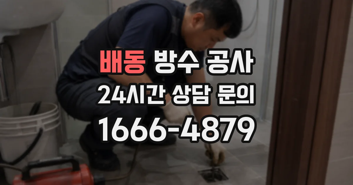 배동 방수 공사