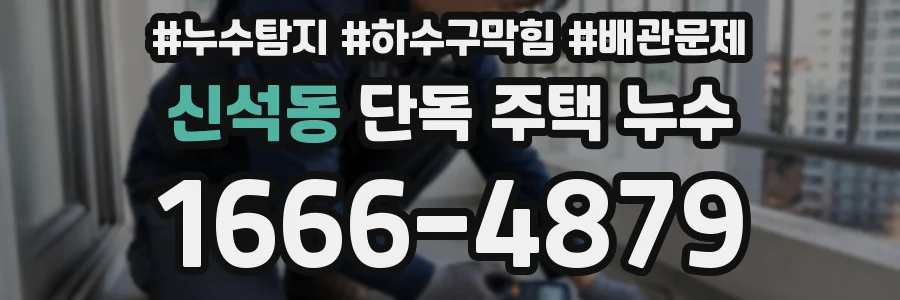 신석동 단독 주택 누수