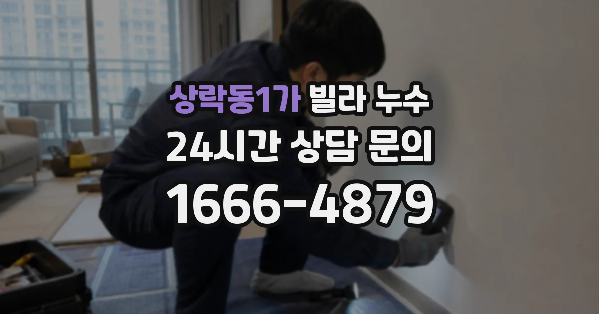 상락동1가 빌라 누수