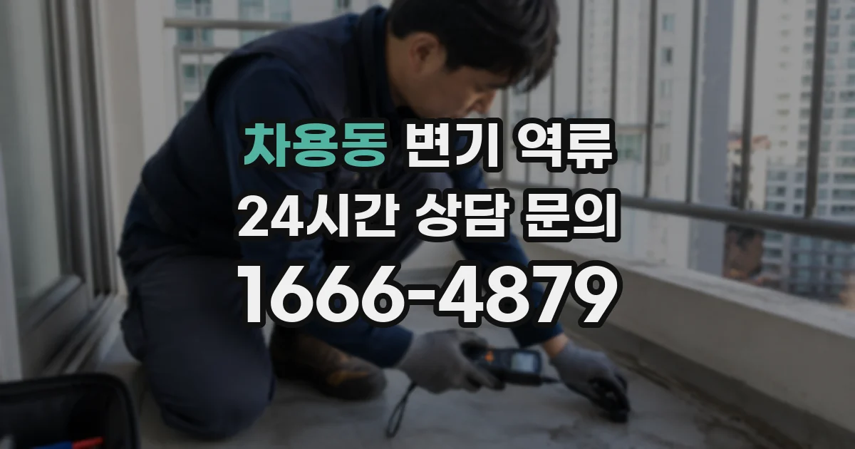 차용동 변기 역류