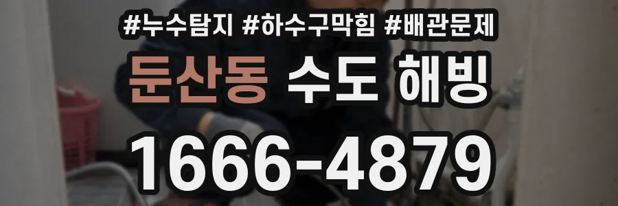 둔산동 수도 해빙
