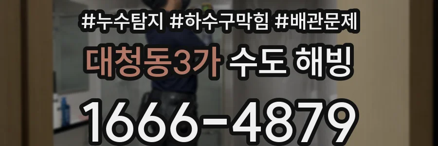 대청동3가 수도 해빙