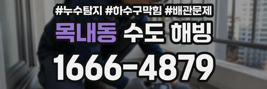 목내동 수도 해빙