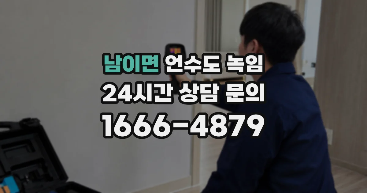 남이면 언수도 녹임
