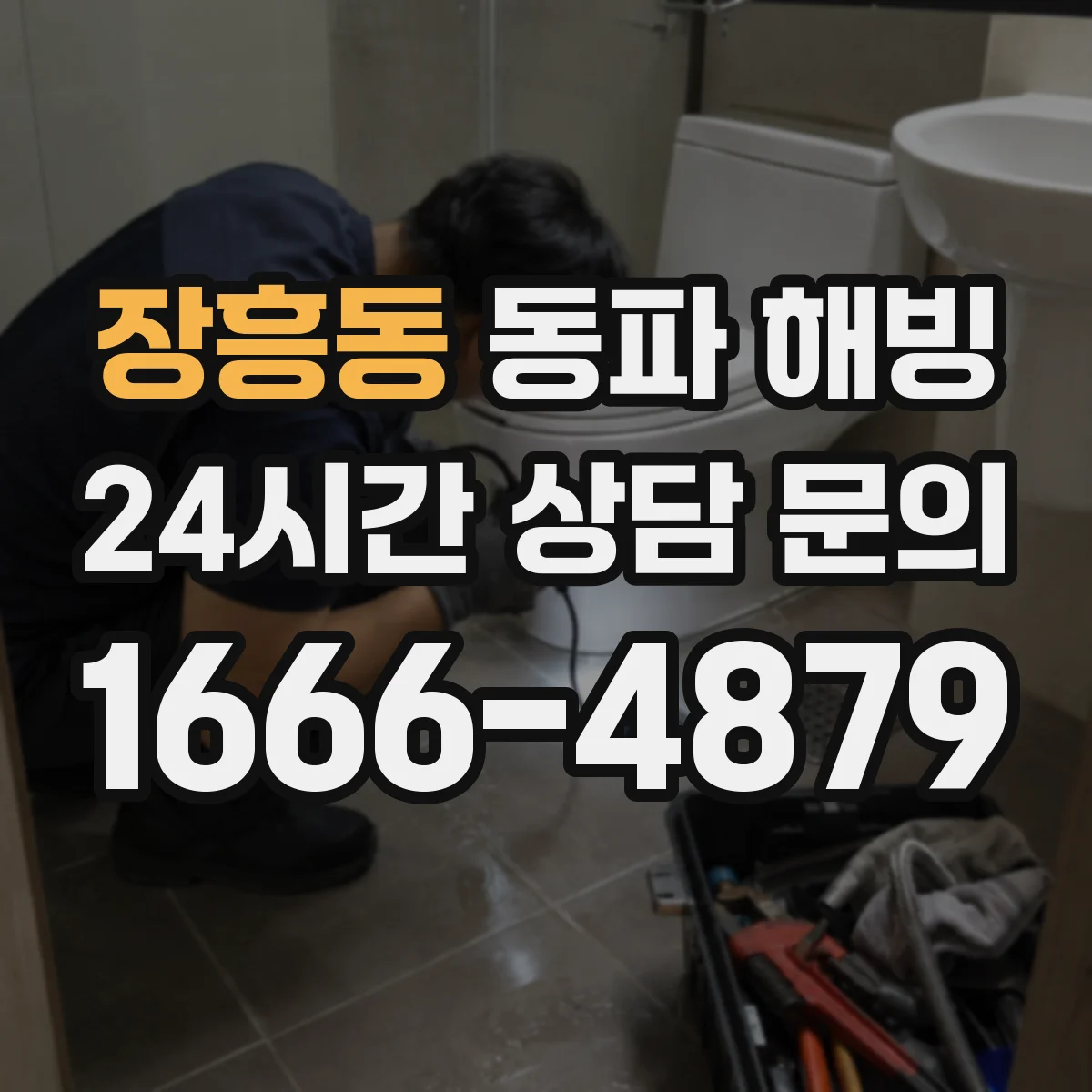 장흥동 동파 해빙