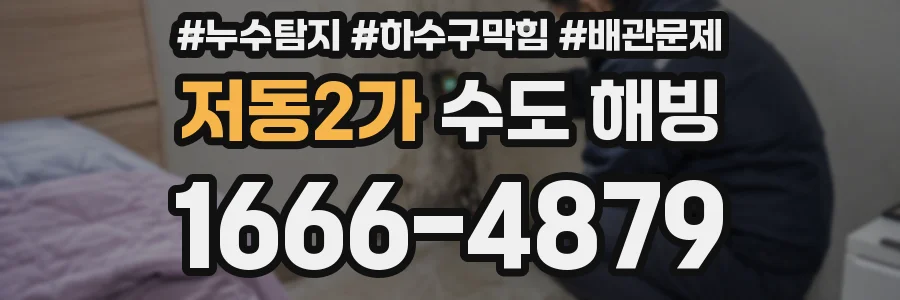 저동2가 수도 해빙