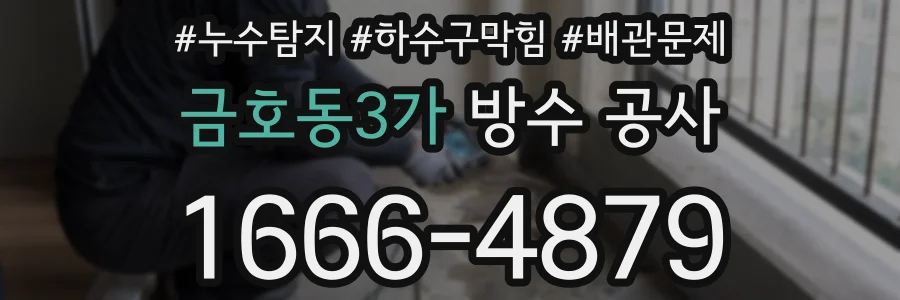 금호동3가 방수 공사