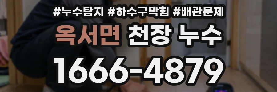 옥서면 천장 누수