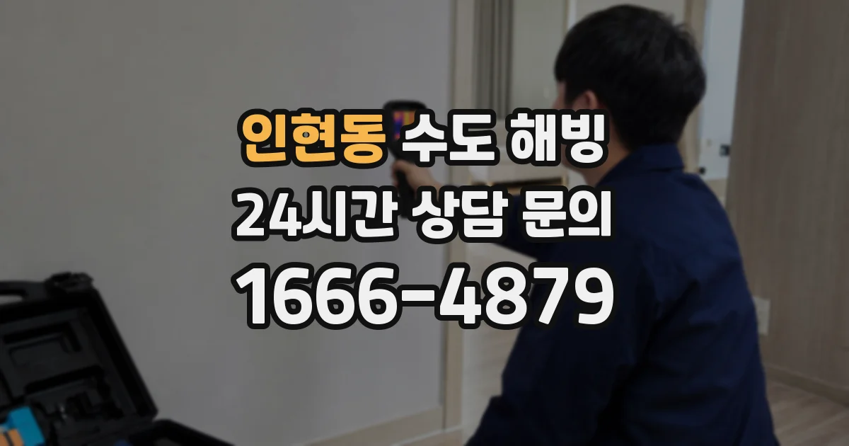 인현동 수도 해빙