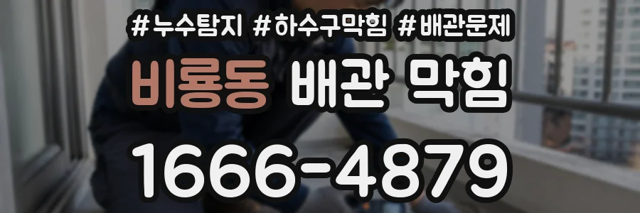 비룡동 배관 막힘