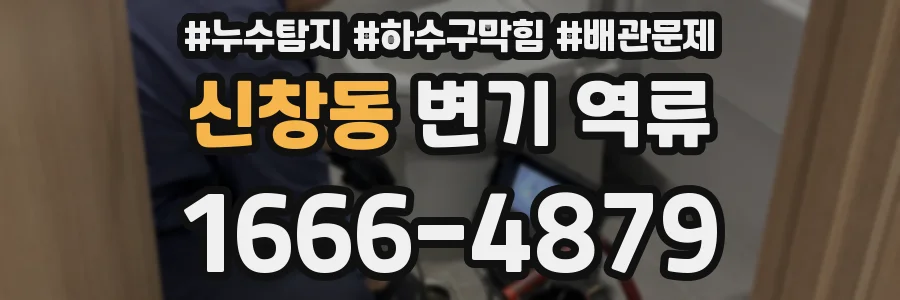 신창동 변기 역류