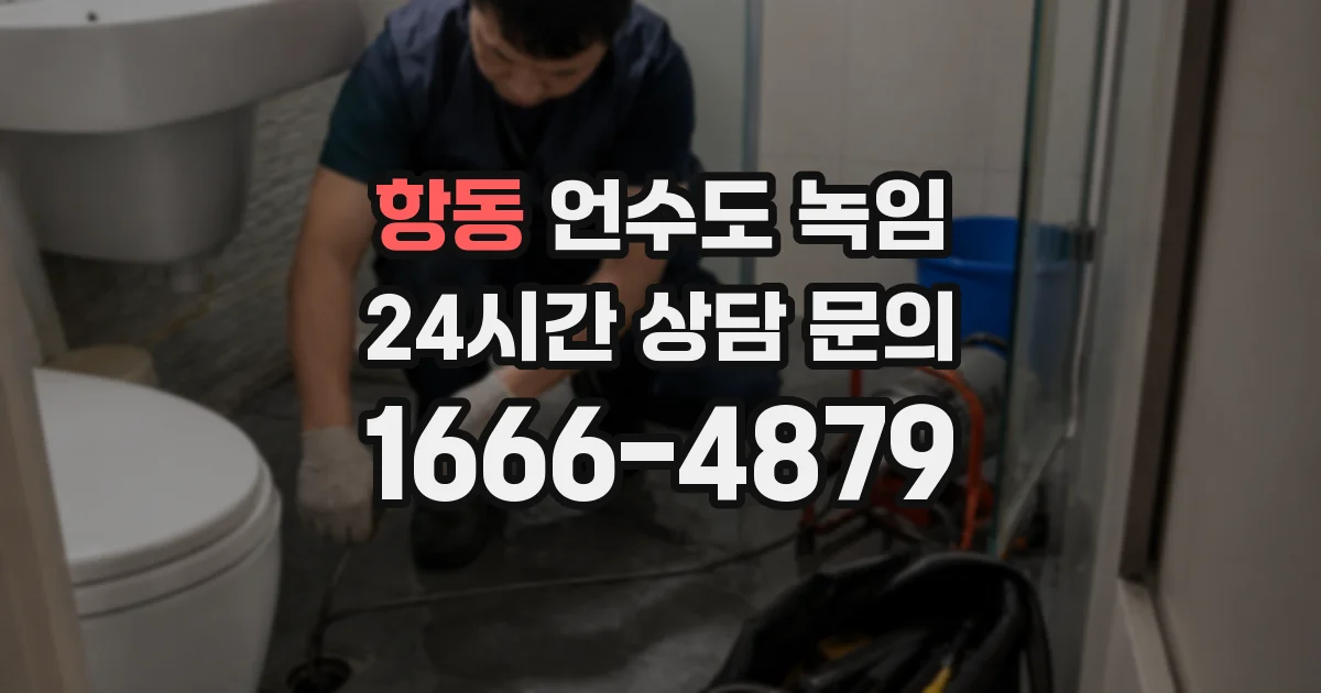 항동 언수도 녹임