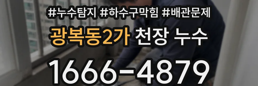 광복동2가 천장 누수