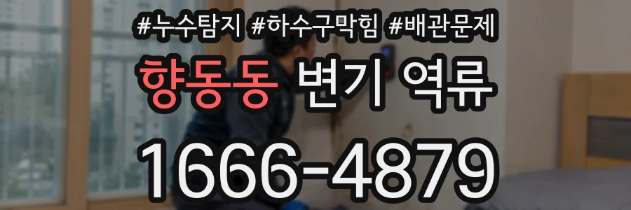 향동동 변기 역류