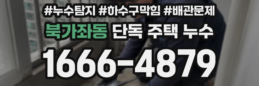 북가좌동 단독 주택 누수