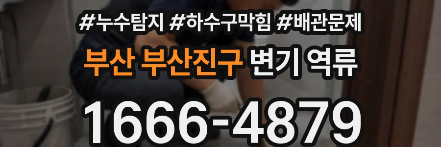 부산 부산진구 변기 역류