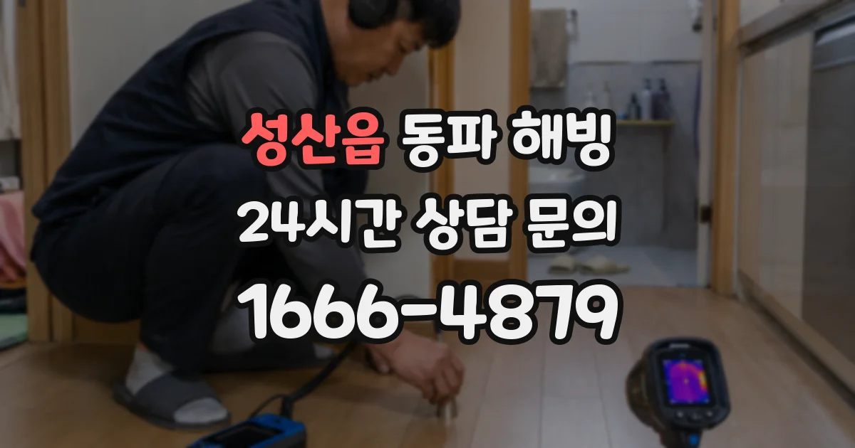 성산읍 동파 해빙
