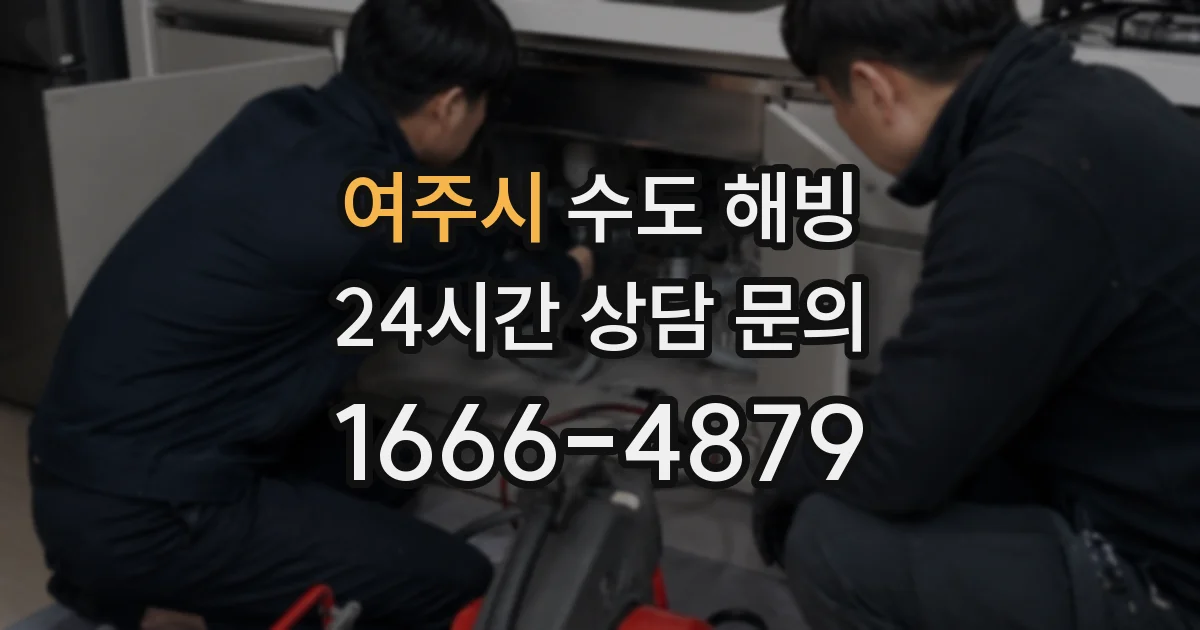 여주시 수도 해빙