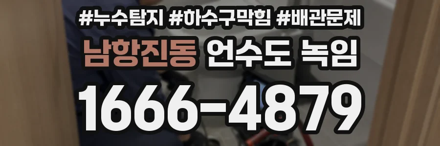 남항진동 언수도 녹임