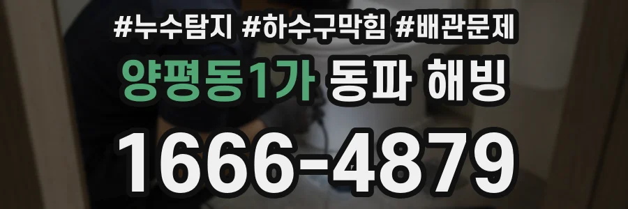 양평동1가 동파 해빙
