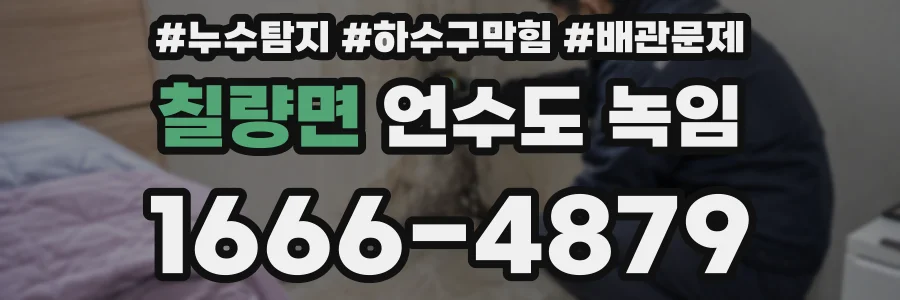 칠량면 언수도 녹임