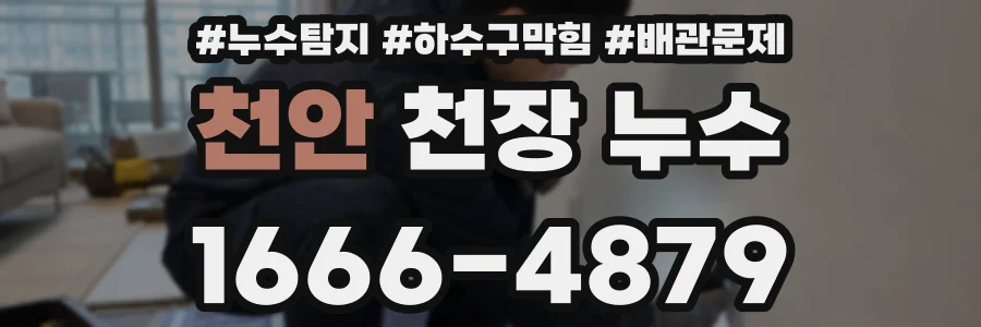 천안 천장 누수