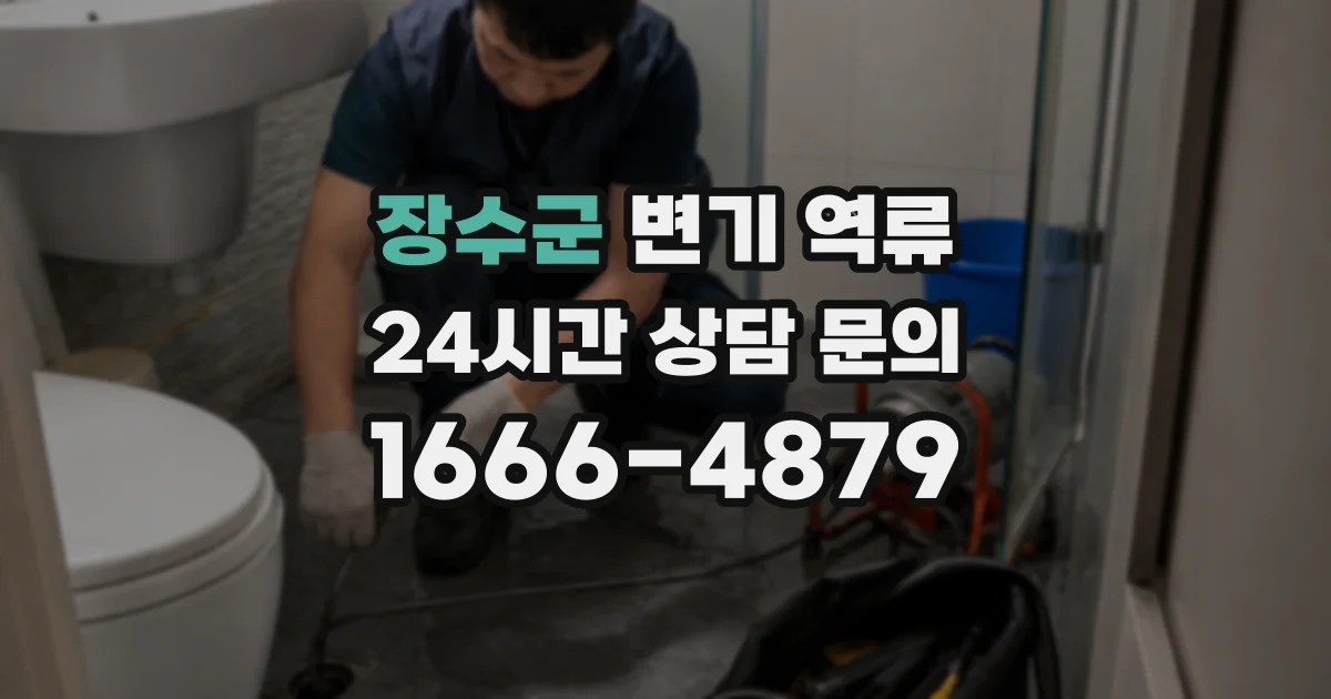 장수군 변기 역류