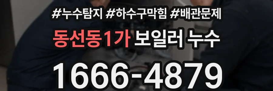 동선동1가 보일러 누수