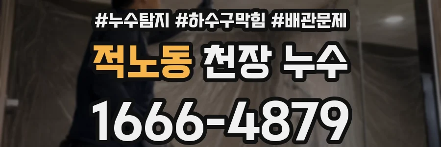 적노동 천장 누수
