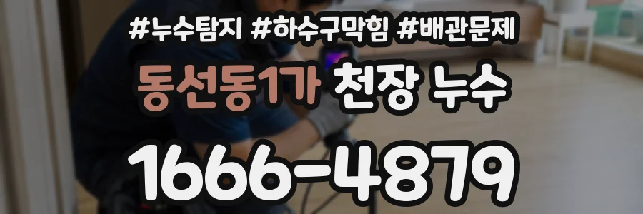 동선동1가 천장 누수