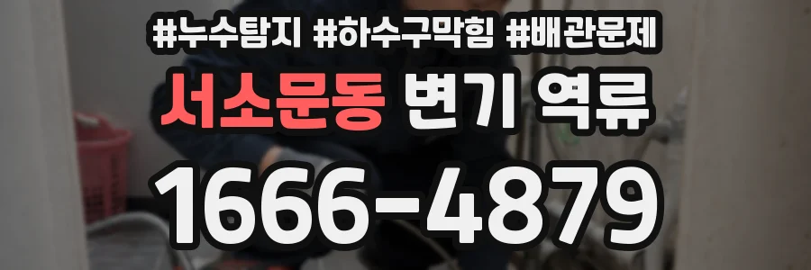 서소문동 변기 역류