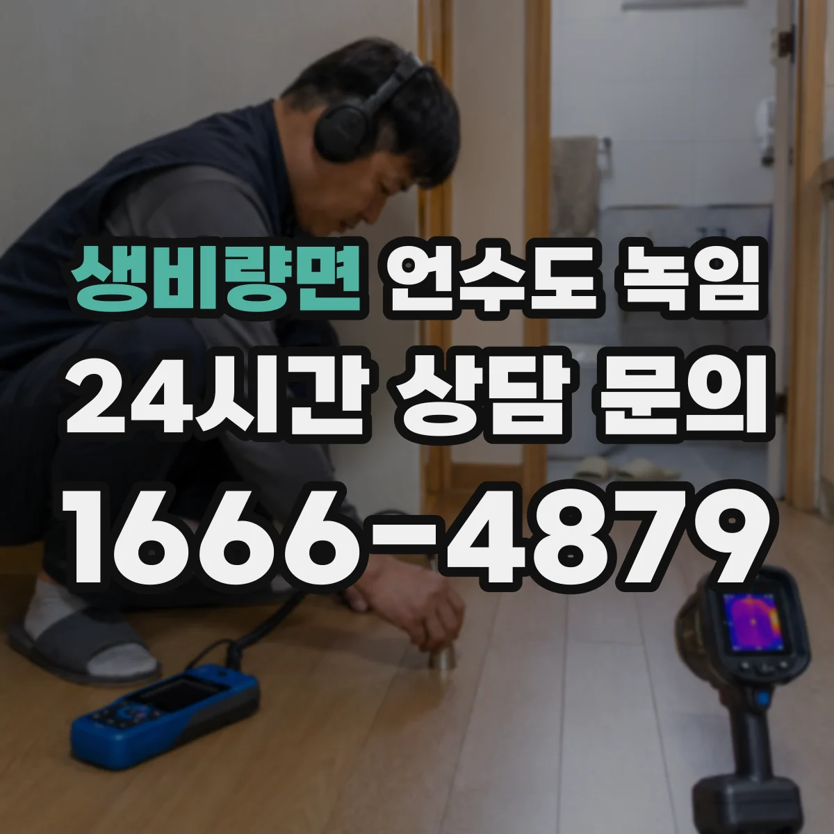 생비량면 언수도 녹임
