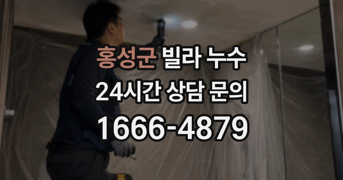 홍성군 빌라 누수