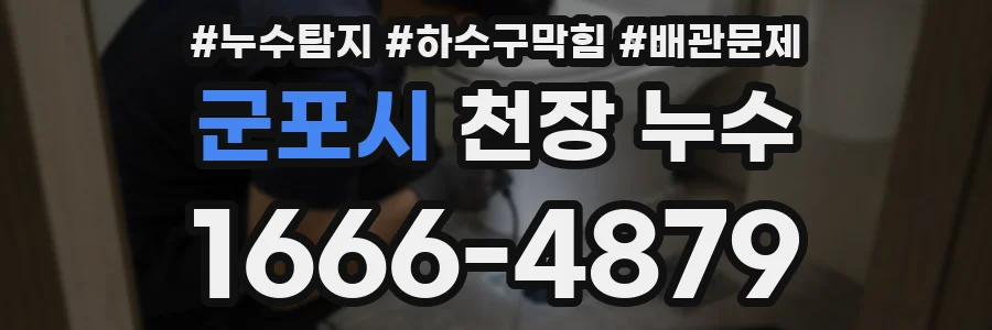 군포시 천장 누수