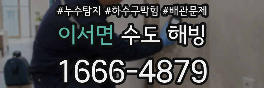 이서면 수도 해빙