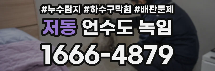 저동 언수도 녹임