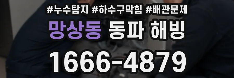 망상동 동파 해빙